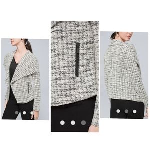New! Knit draped jacket